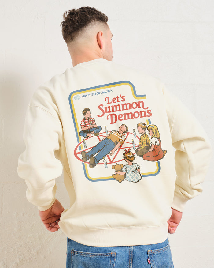Let's Summon Demons Front and Back Sweatshirt Australia Online