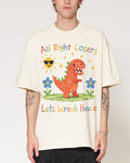 Lets Wreak Havoc Natural Oversized Tee