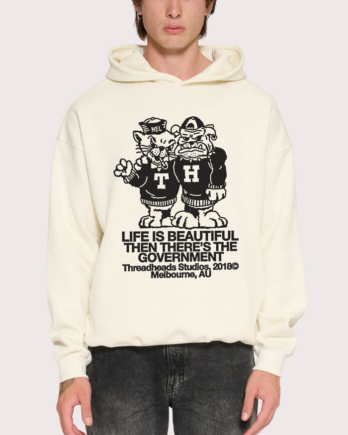 Life is Beautiful Natural Hoodie