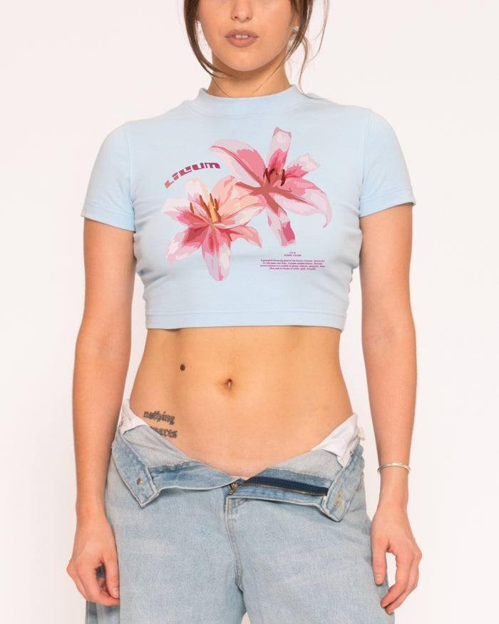Lilium Blue Baby Tee