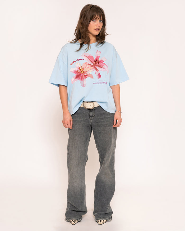 Lilium Blue Boxy Crop Tee