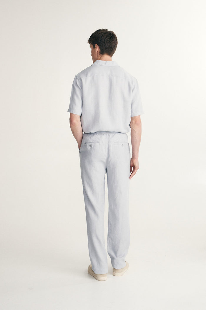 Linen pant with drawstring