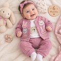 Little Princess – Roze 3-Delige Babyset