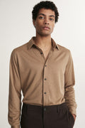 Long sleeve Fitted jersey shirt