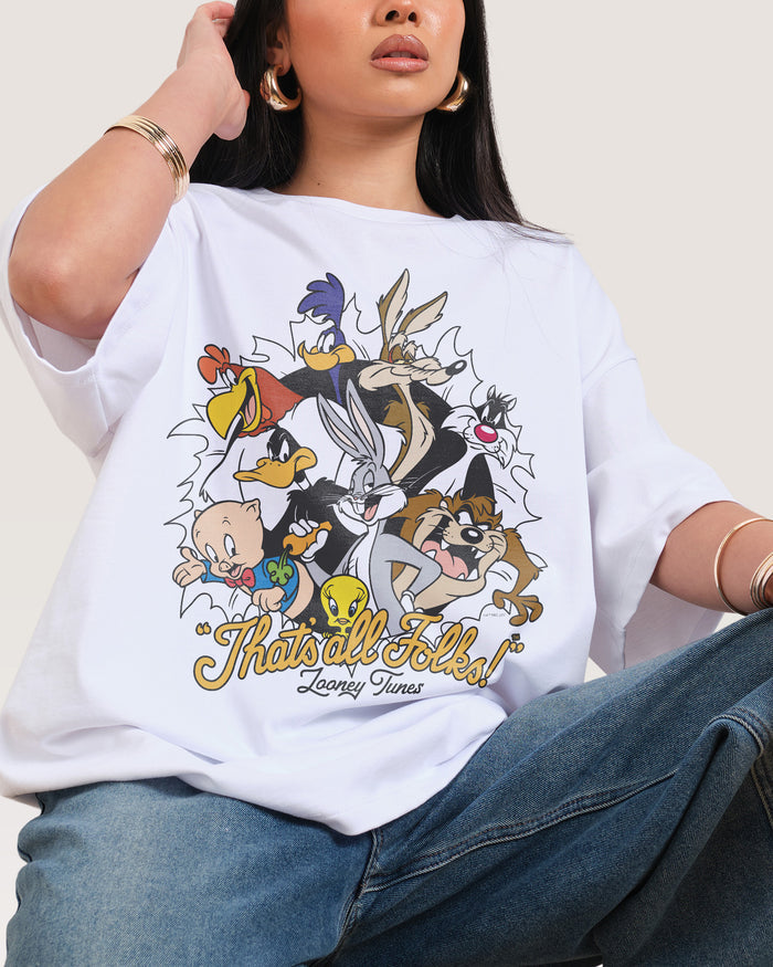 Looney Tunes The Folks Oversized Tee Australia