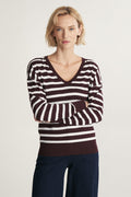 Loose striped sweater
