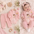 Luna Roze 3-Delige Babyset