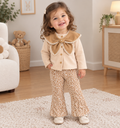 Luxe 3-Delige Babyset – Cozy Bow & Leopard