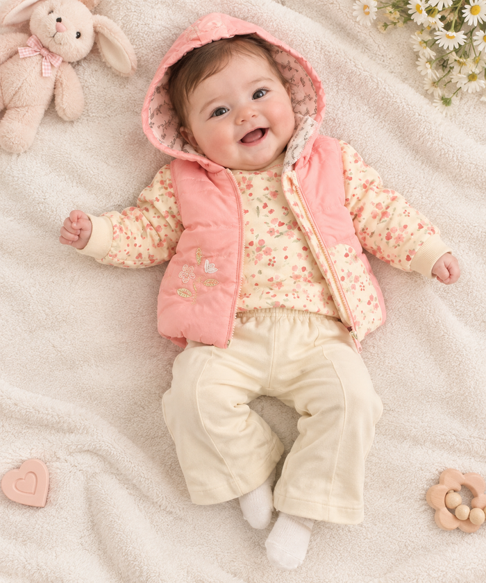 Luxe Bloesem Babyset – 3-delig