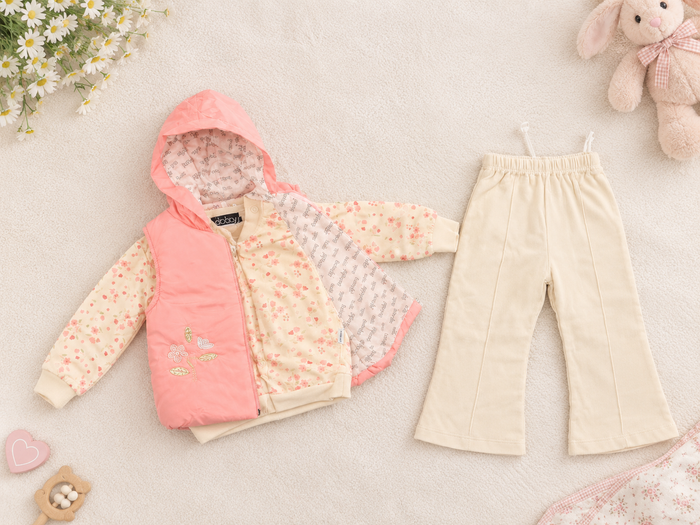 Luxe Bloesem Babyset – 3-delig