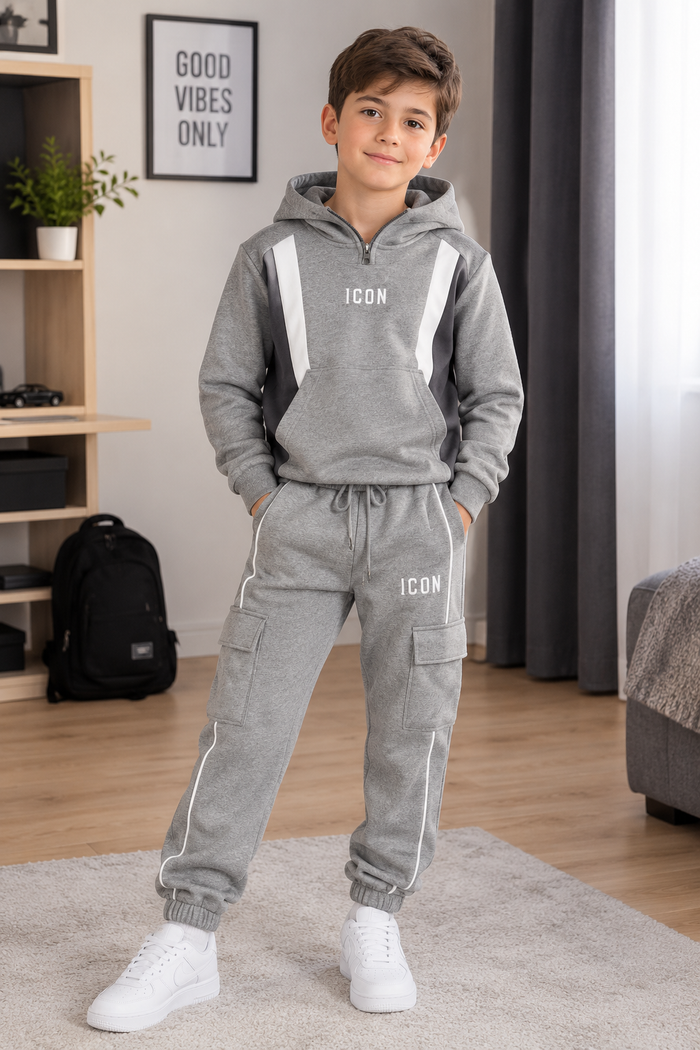 Luxe Icon Jongens Joggingpak – 2-Delige Set