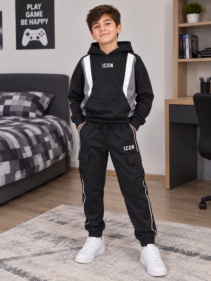 Luxe Icon Jongens Joggingpak – 2-Delige Set