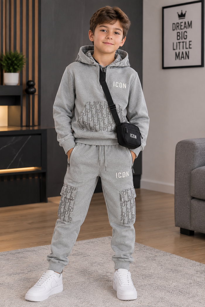 Luxe Icon Jongens Joggingpak – 3-Delige Set