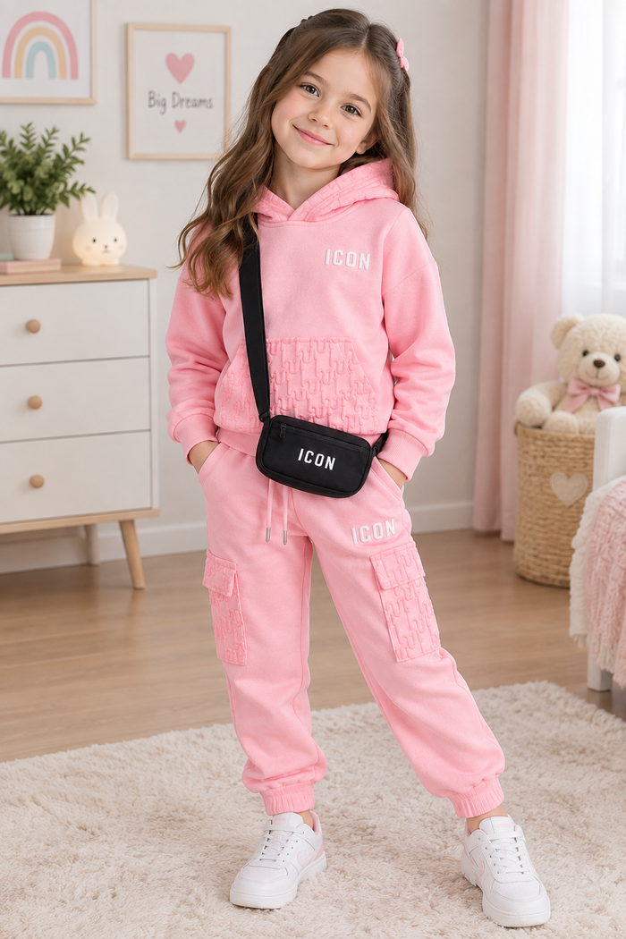Luxe Icon Roze 3-Delige Meisjesset