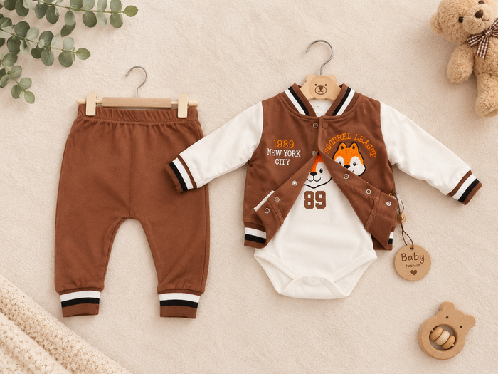 Luxe Little Bear 3-Delige Babyset