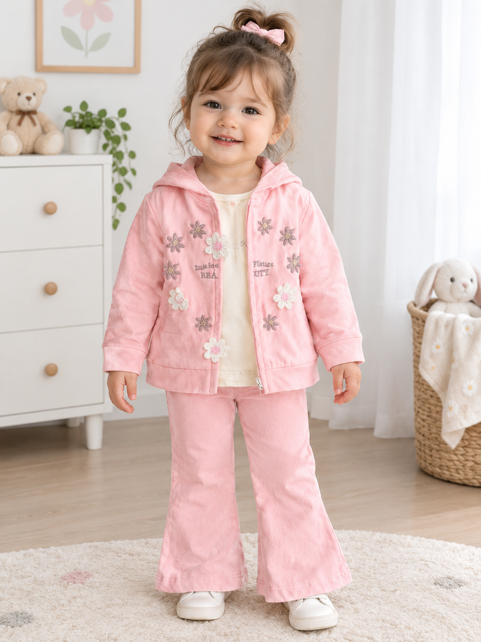 Luxe Little Blossom 3-Delige Babyset