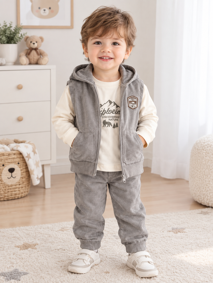 Luxe Little Explorer 3-Delige Babyset