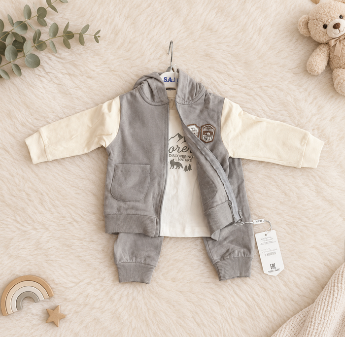 Luxe Little Explorer 3-Delige Babyset