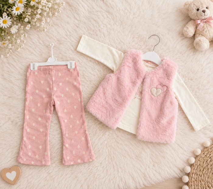 Luxe Little Teddy – 3-Delige Babyset
