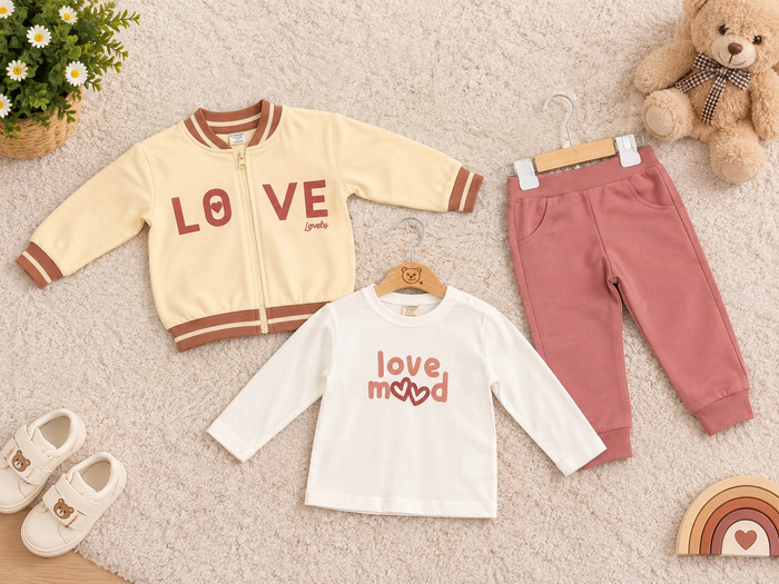 Luxe Love Baby Set – 3-delig