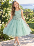 Luxe Mintgroene Prinsessenjurk