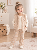 Luxe Teddy Beige Babyset – 3-delig