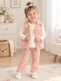Luxe Teddy Blossom 3-Delige Babyset