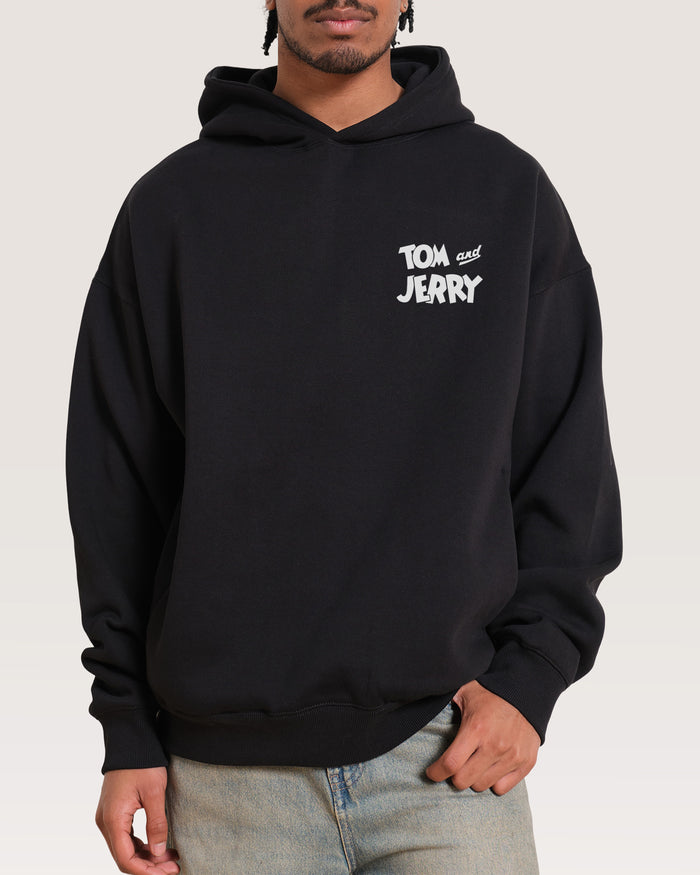 Macho Mouse Black Hoodie