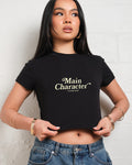 Main Character Baby Tee Graphic Baby Tee Australia Online