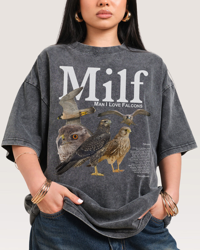 Man I Love Falcons Oversized Tee