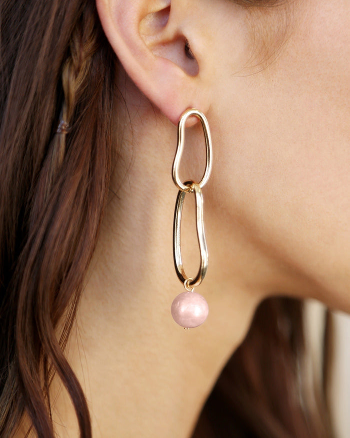 Mara Dangle Pearl Earrings