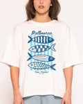 Melbourne Fish Market Boxy Crop Tee