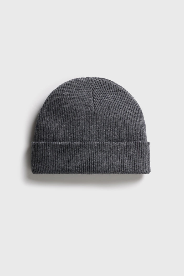 Merino wool rib hat