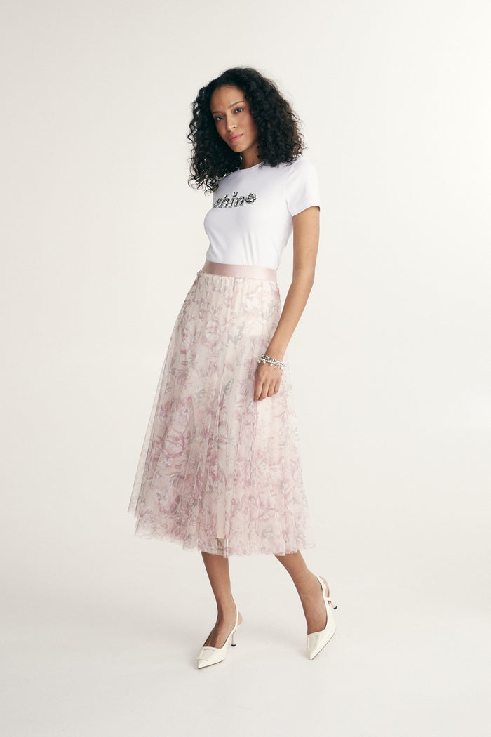 Mesh printed skirt