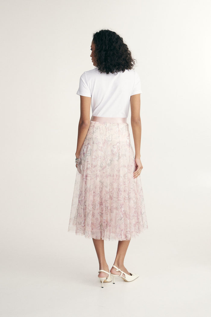 Mesh printed skirt