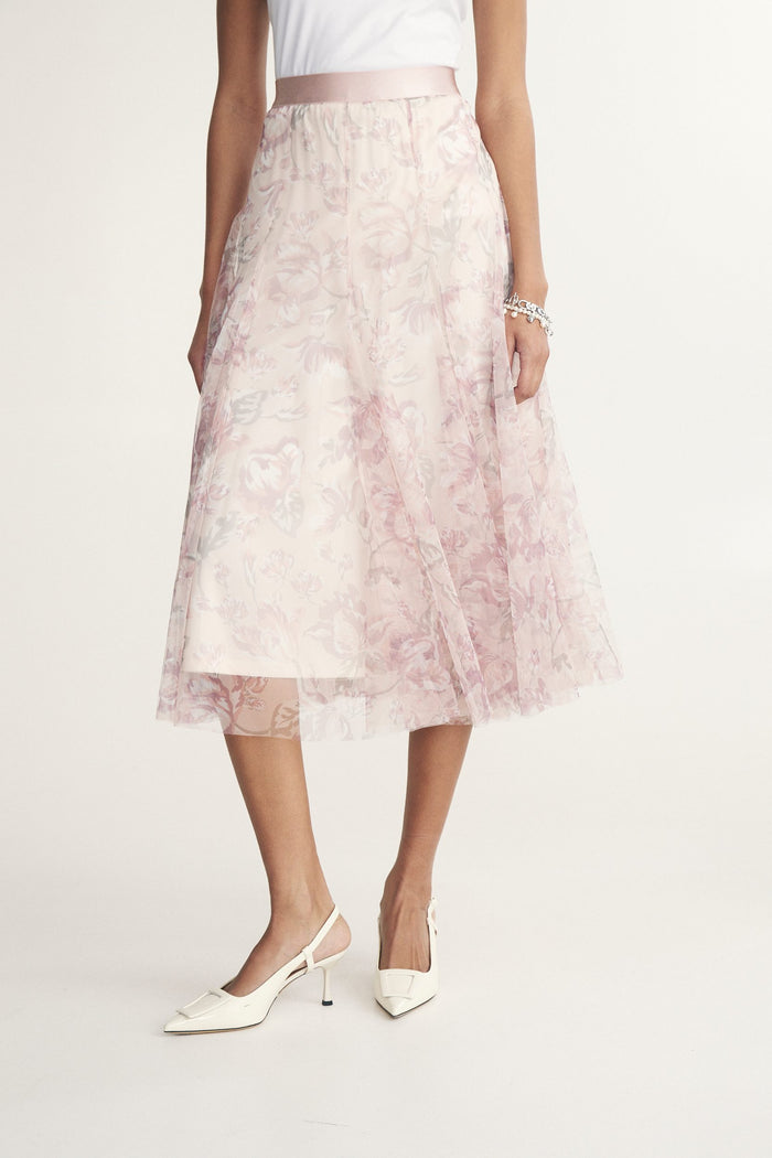 Mesh printed skirt