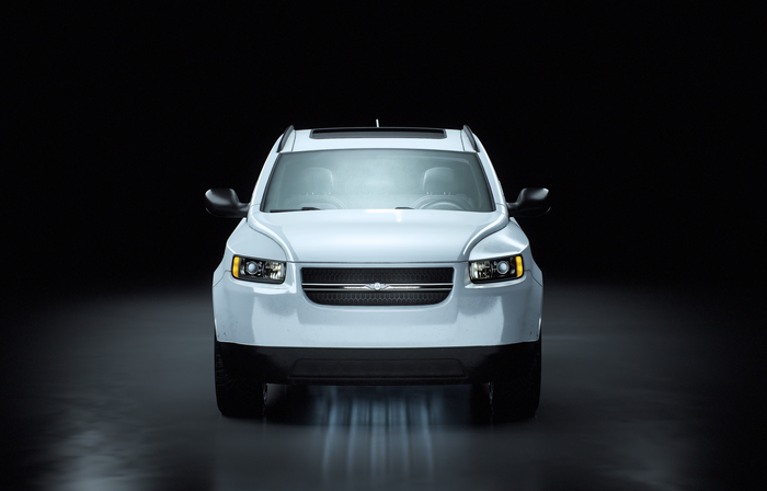 Mid-Size SUV 3D Model