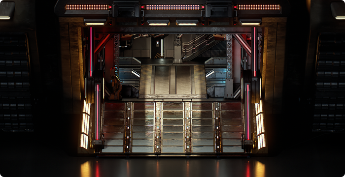 Mobile Mech Warehouse 3D Model
