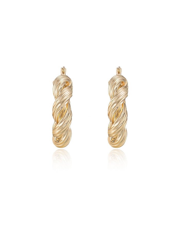 Modern Day Twist Hoops