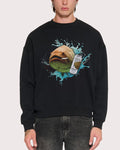 Monster Fish Black Sweatshirt