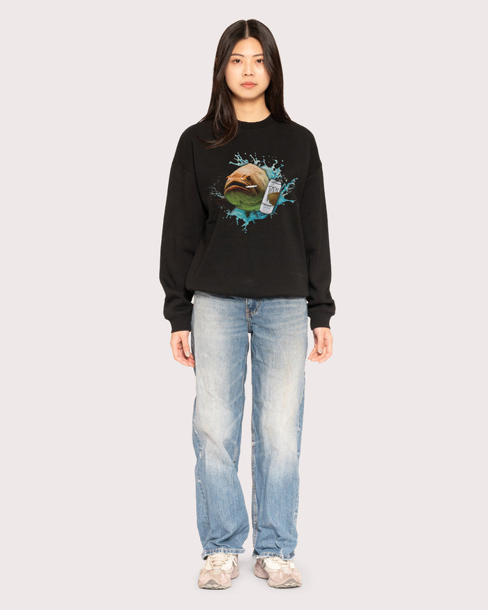 Monster Fish Black Sweatshirt