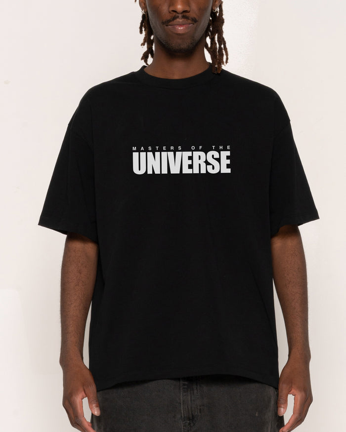 MOTU Squares Black Oversized Tee