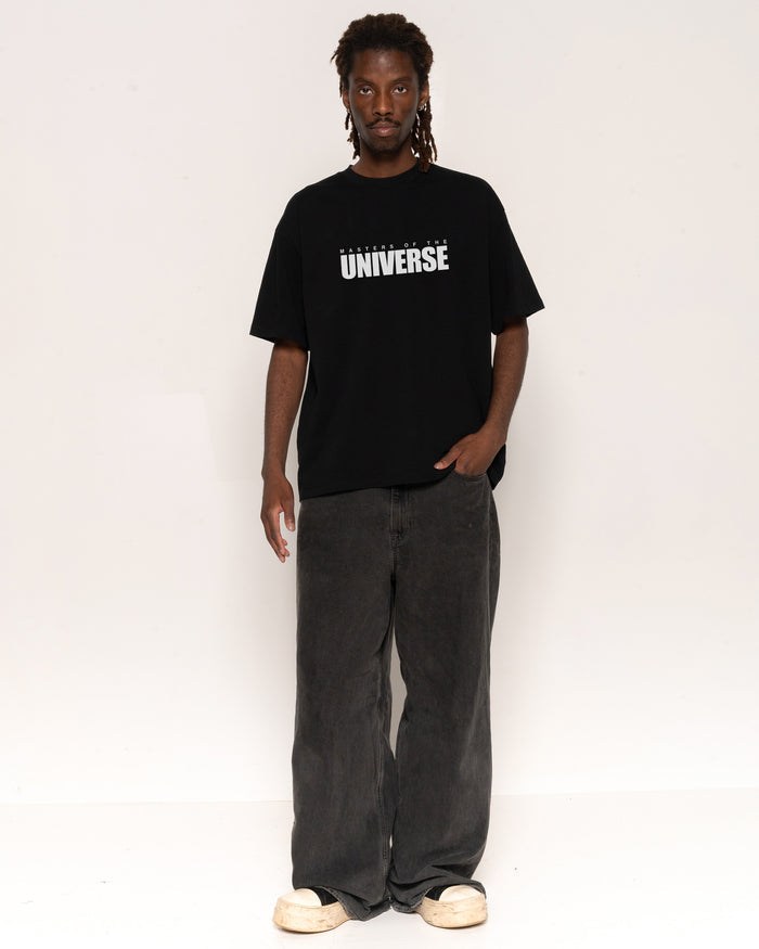 MOTU Squares Black Oversized Tee