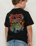 Mystery Machine Black Kids T-Shirt