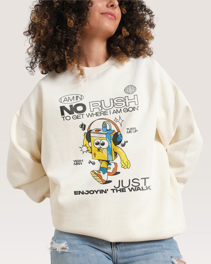 No Rush Natural Sweatshirt