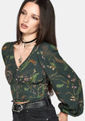 Noctaris Print Long Sleeve Top