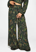 Noctaris Print Wide Leg Palazzo Trousers