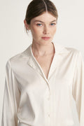 Notched collar blouse