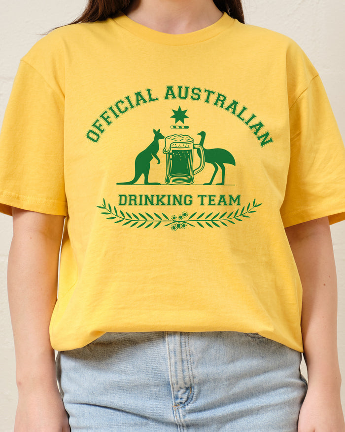 Official Australian Drinking Team T-Shirt Australia Online