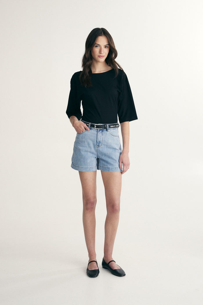 Open back t-shirt